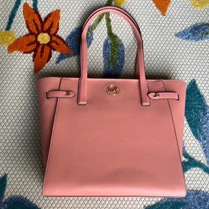 Michael Kors Carmen Large Leather NS Tote Sherbert